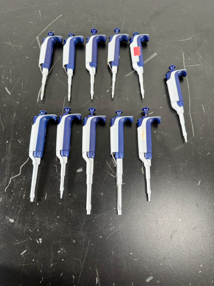 Image of Rainin Pipet-Lite XLS Single Channel Pipettes - Quantity 12
